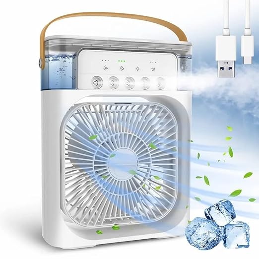 Portable Mini Fan With Air Cooler