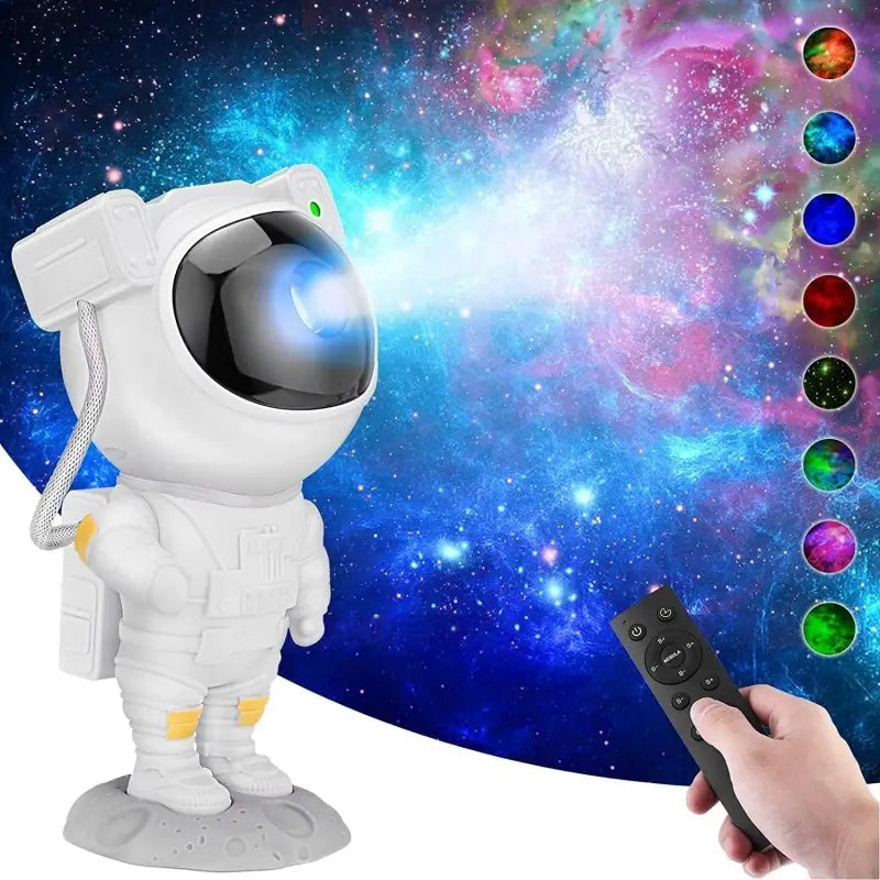 Astronaut Galaxy Star Projector Night Light with Remote Control