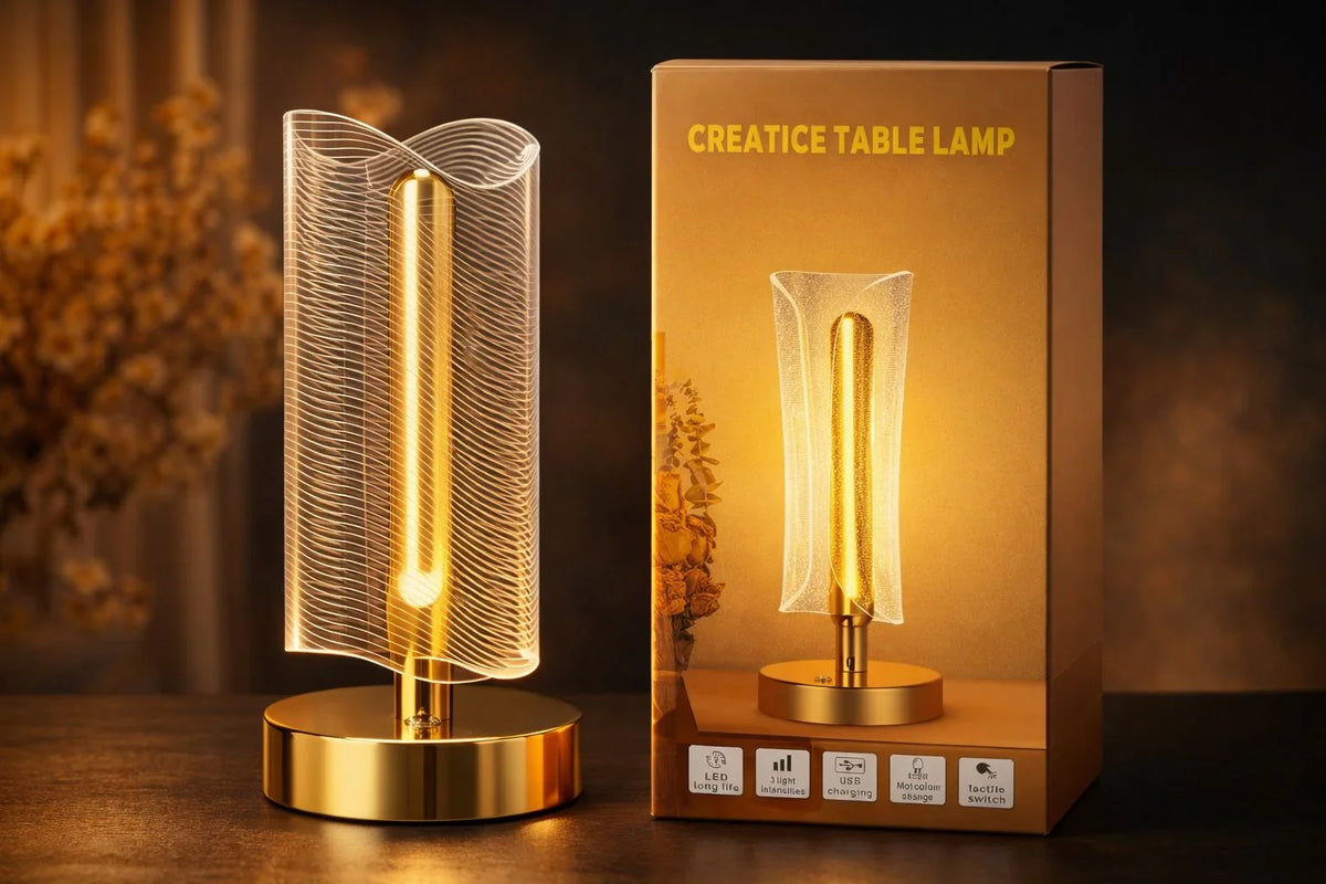 Creative LED Table Lamp with 3 Light Modes