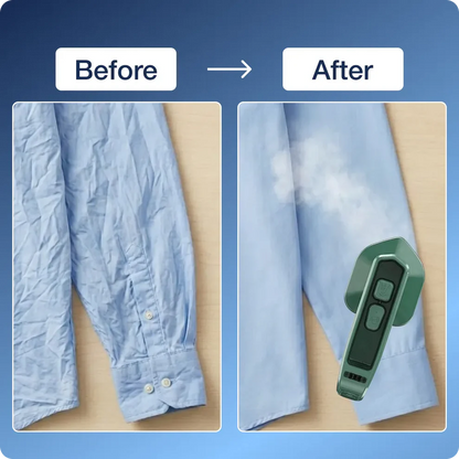 Portable Steam Iron – 2-in-1 Travel Garment Steamer