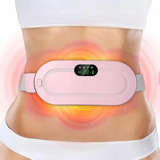 Smart Heating Massage Belt for Back Pain & Menstrual Cramp Relief | Rechargeable