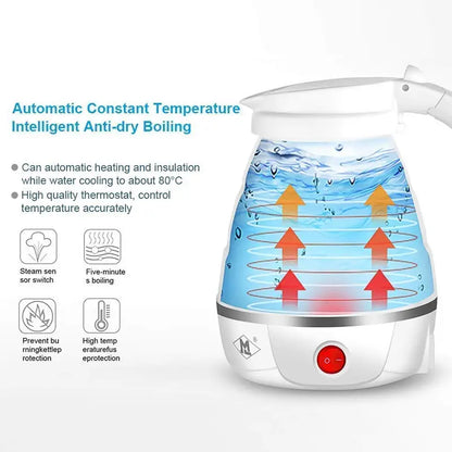 Portable Foldable Electric Kettle 600ML
