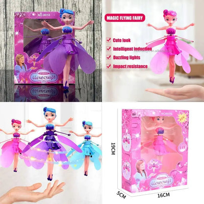 Flying Princess Doll Toy for Kids – USB Rechargeable