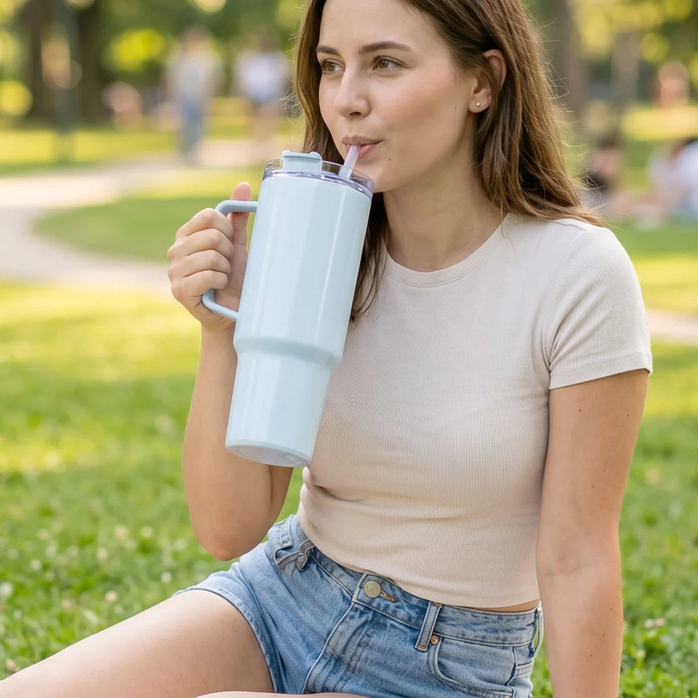 Travel Tumbler – Large 1800ml Capacity with Leak-resistant Lid